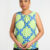 LIME CHain link lattice print